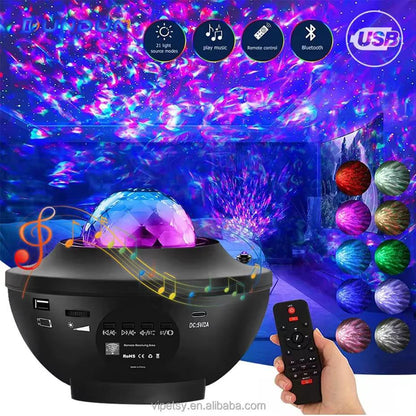 Projecteur Galaxy LED Bluetooth