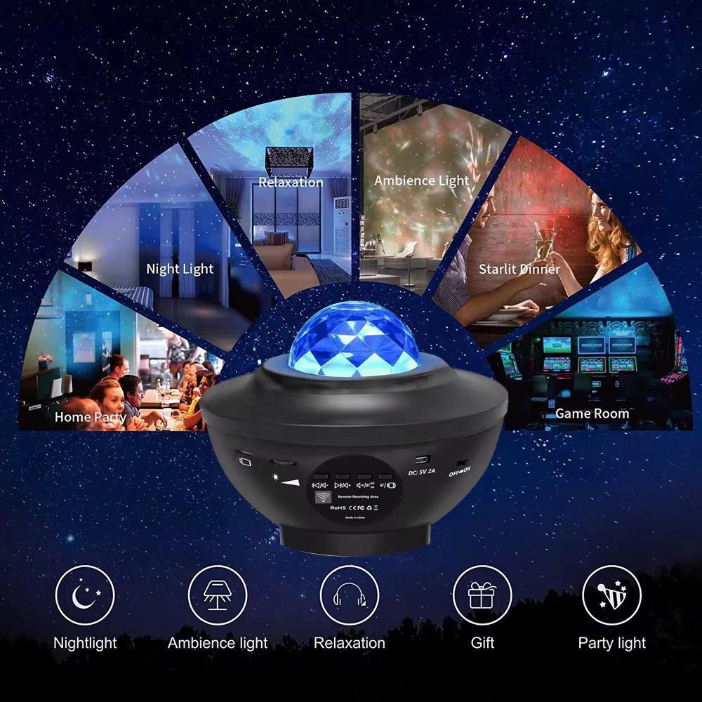 Projecteur Galaxy LED Bluetooth